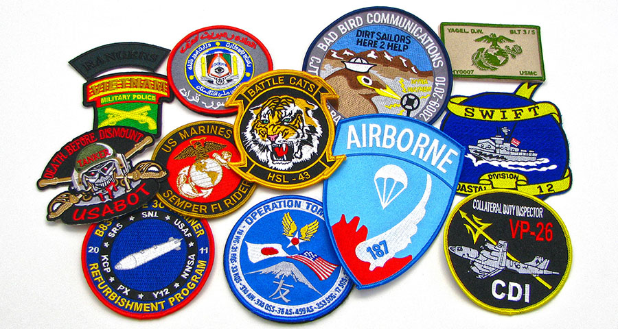 military patches