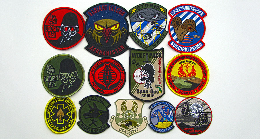 Military Custom Patches: Velcro Backing