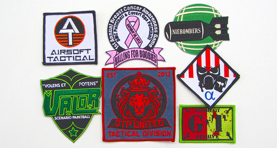 Paintball + Airsoft Patches - Custom Patches - High Quality - Lowest Prices