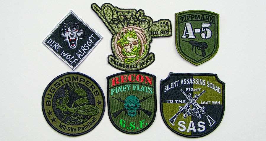 paintball patches