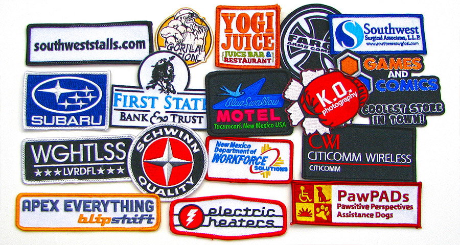 company logo patches
