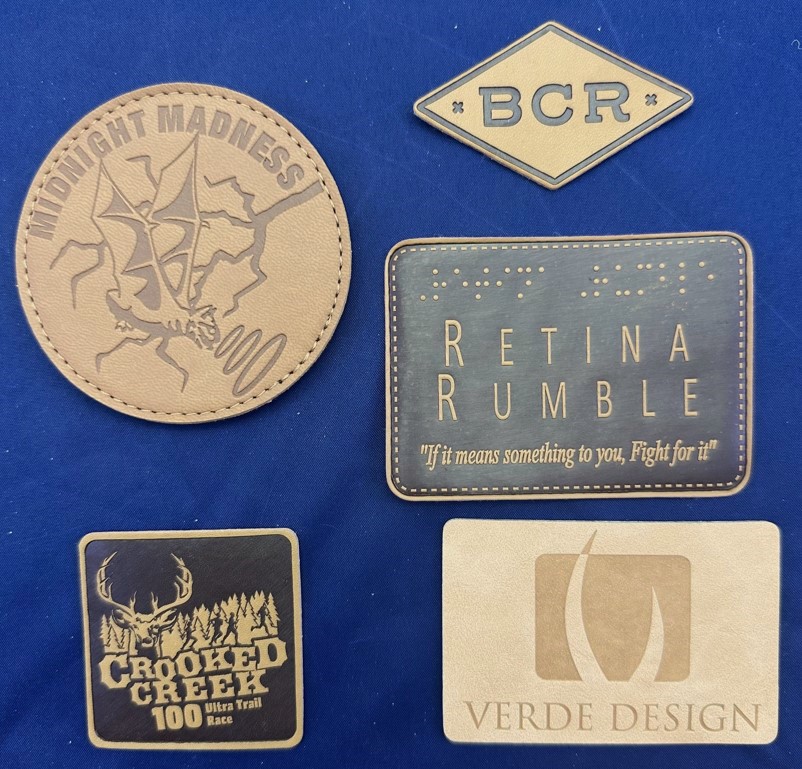 Faux Leather Patches