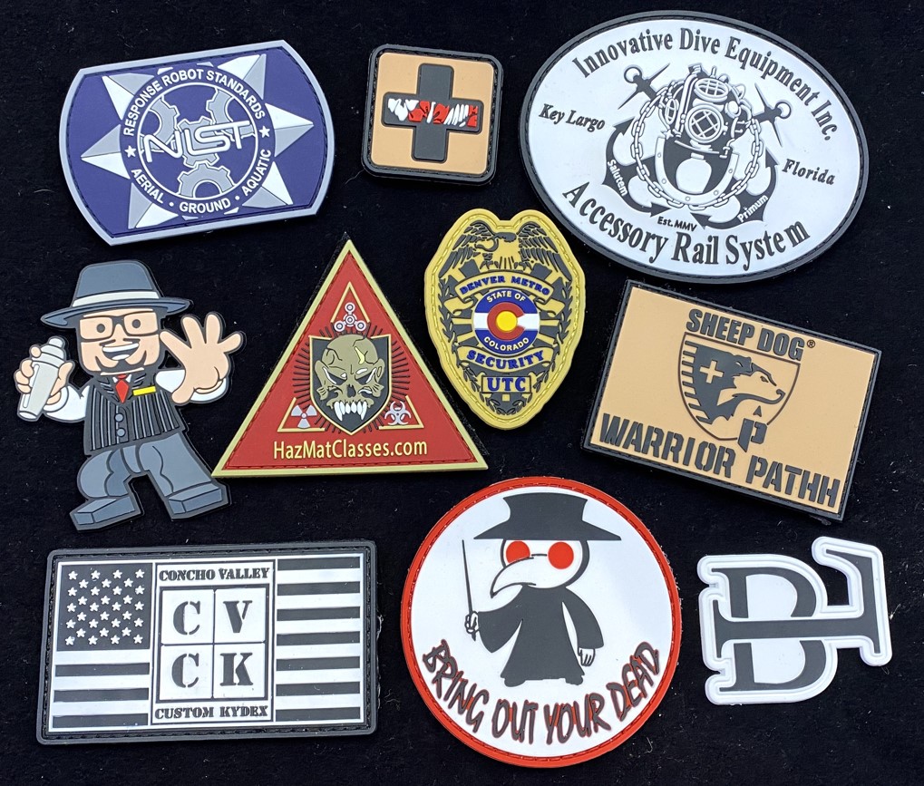 PVC Patches Made By Quality Embroidered Patches