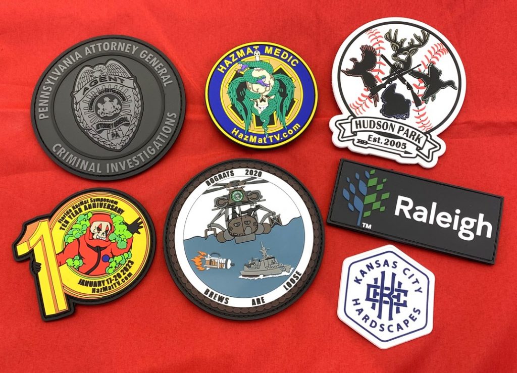 PVC Patches High Quality Custom Made To Your Design Upload Files